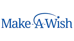 Logo officiel bleu de l'association Make-A-Wish avec son étoile.